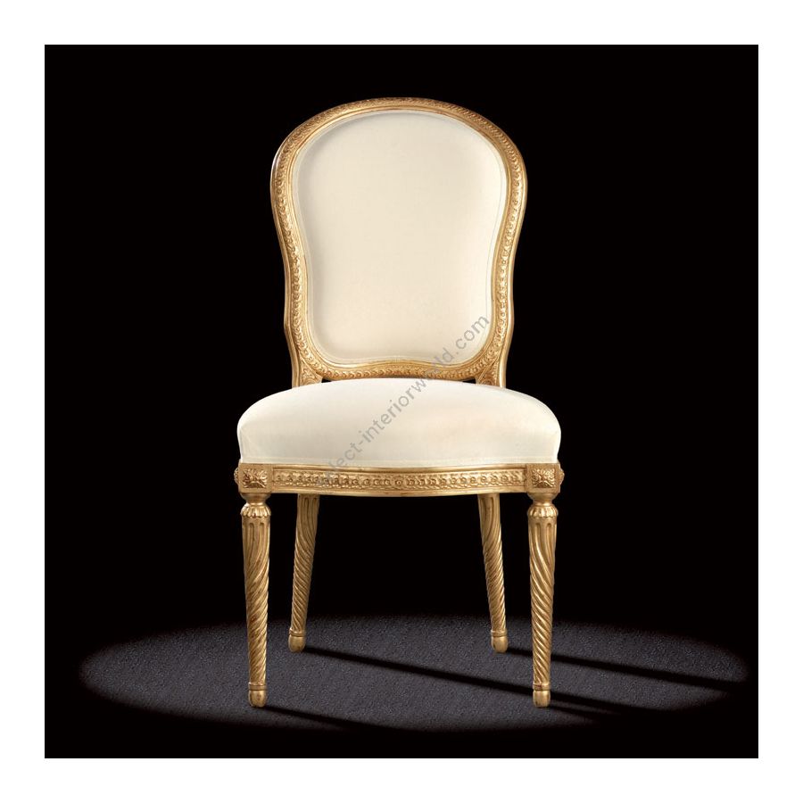 Louis XV armchair white and gold - Louis XV style cabinet