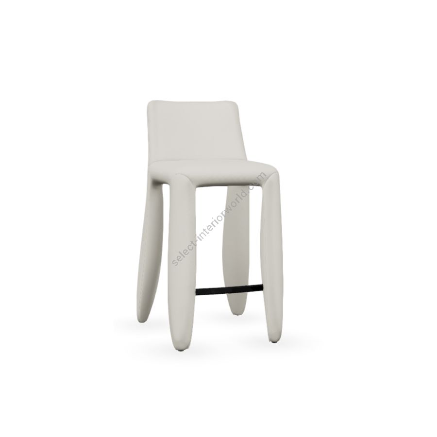 Barstool / Off-White (Macchedil Grezzo) upholstery / Size (HxWxD) cm.: 93 x 41 x 51 / inch.: 36.61" x 16.1" x 20.1"