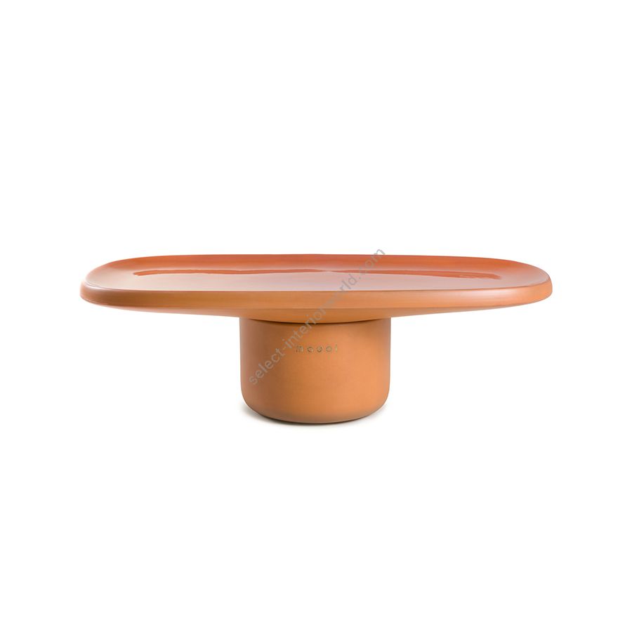 Coffee table (rectangular) / Terracotta finish