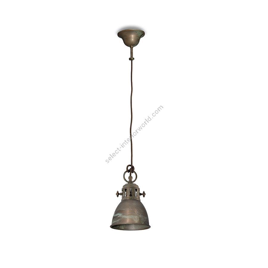 Indoor pendant lamp / Aged brass finish