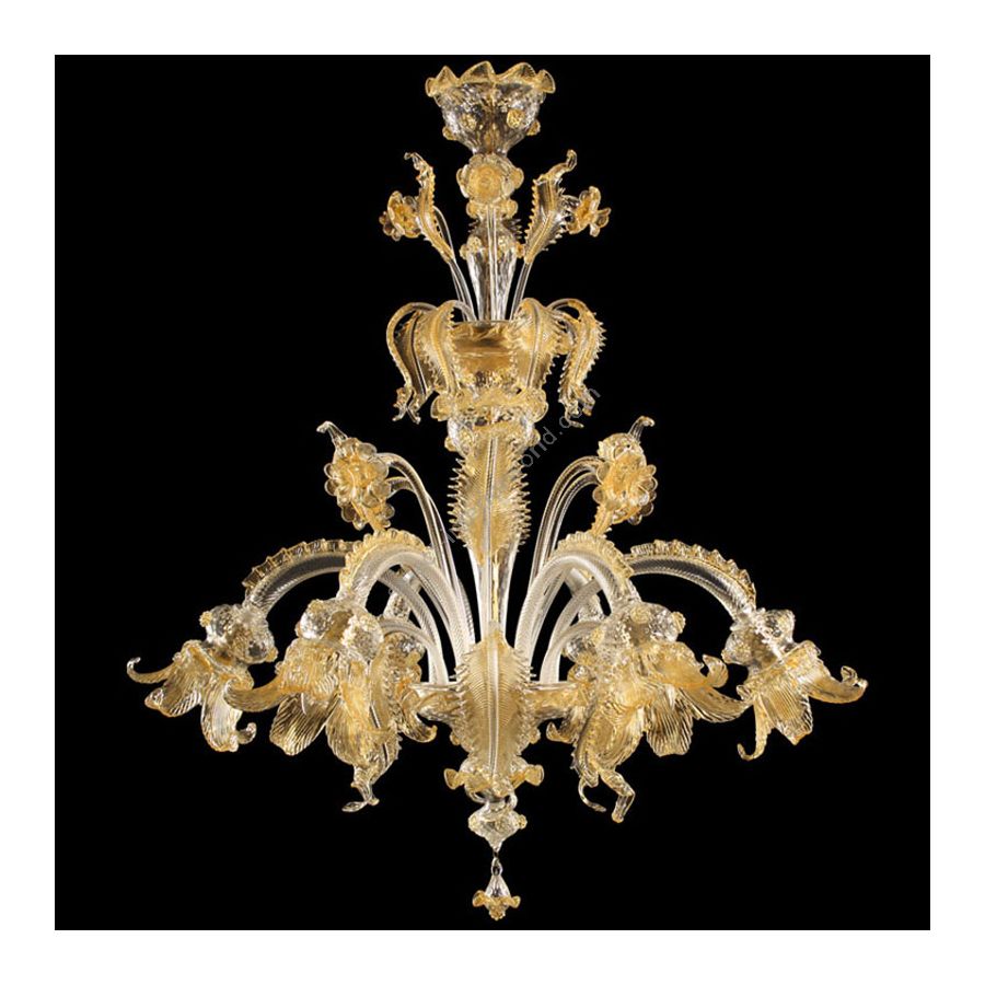 Clear with Amber Glass