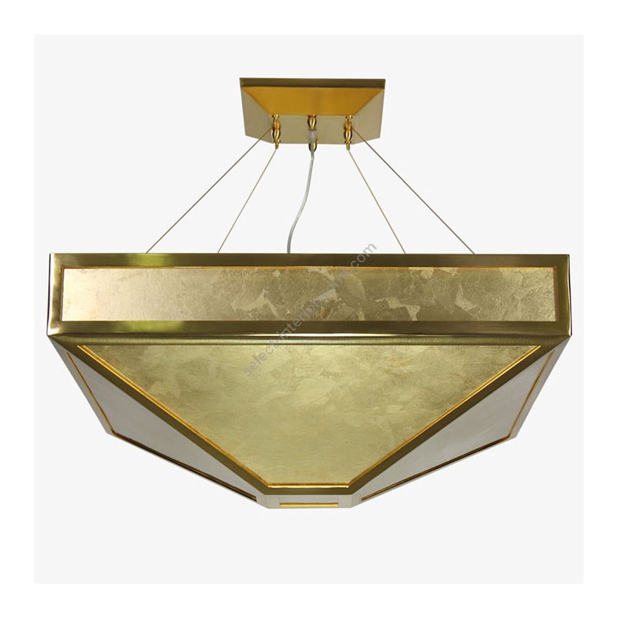 Brushed Gold Finish / Golden glass plates