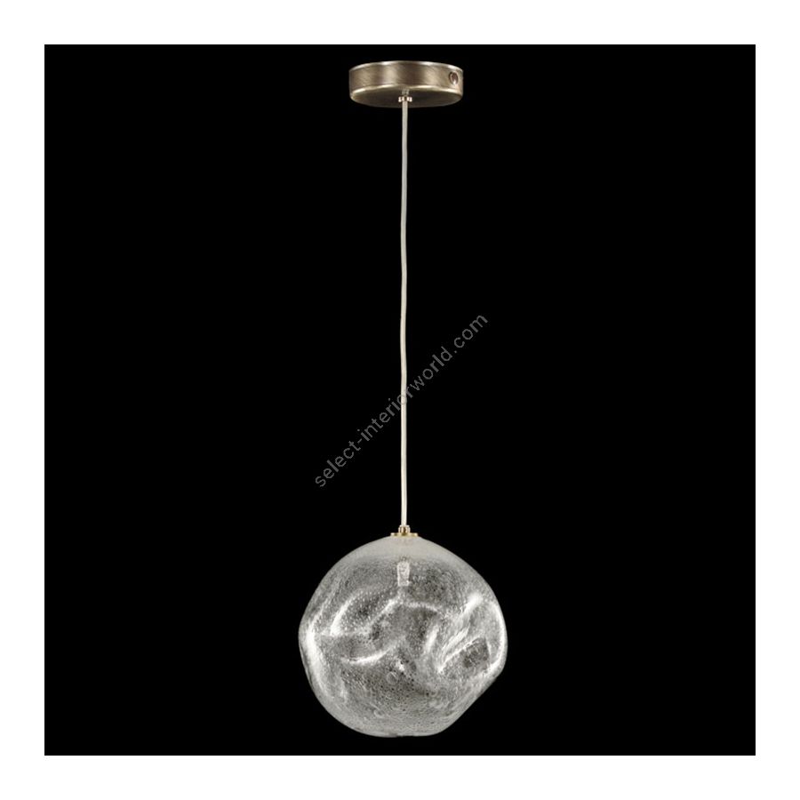 Burnished Nickel Finish / Transparent Glass