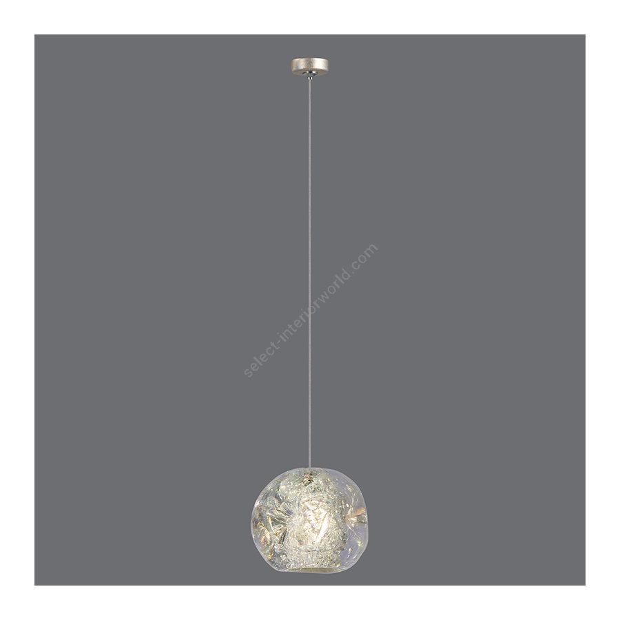 Gold-toned silver leaf finish