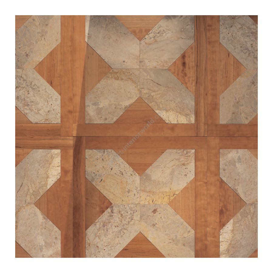 Wood Finish: Cherry; Marble Finish: Yellow