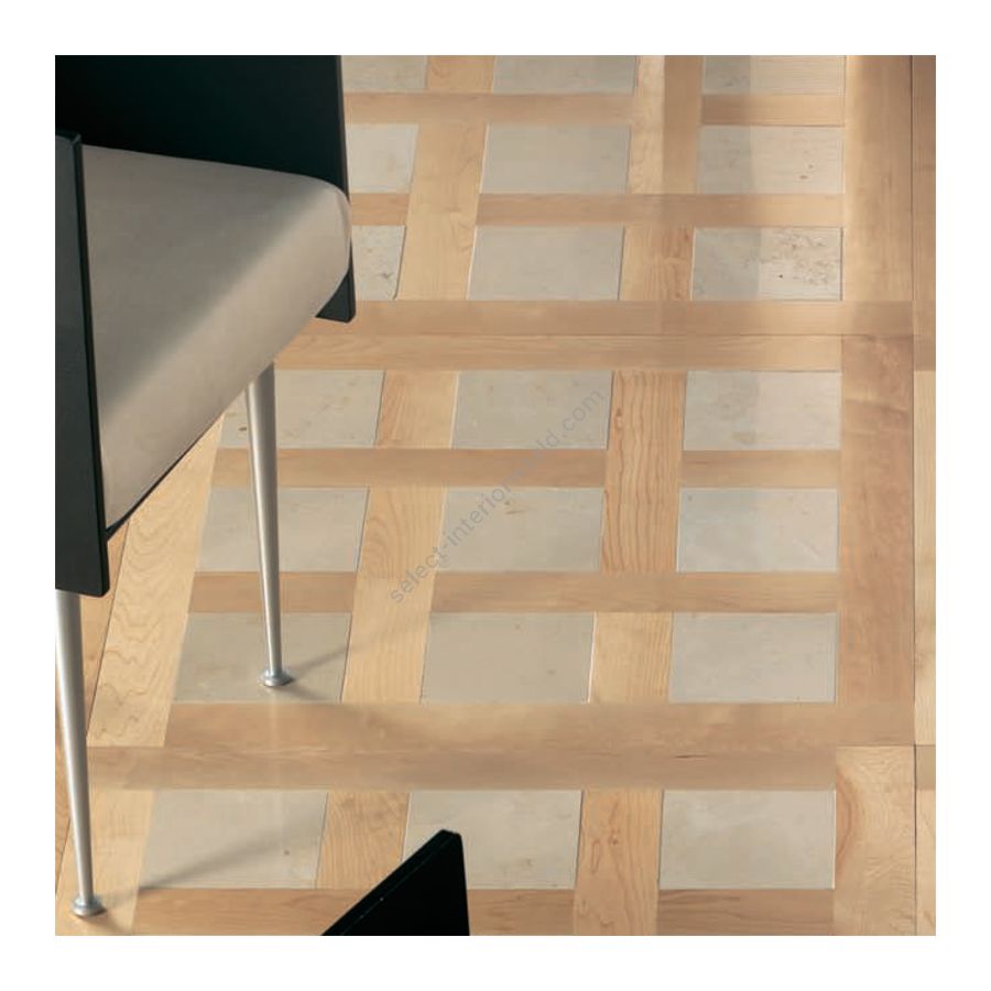 Wood Finish: Maple; Marble Finish: White