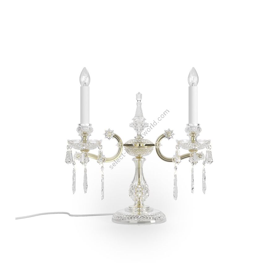 Luxury Table Lamp, French historic style / Polished Brass finish