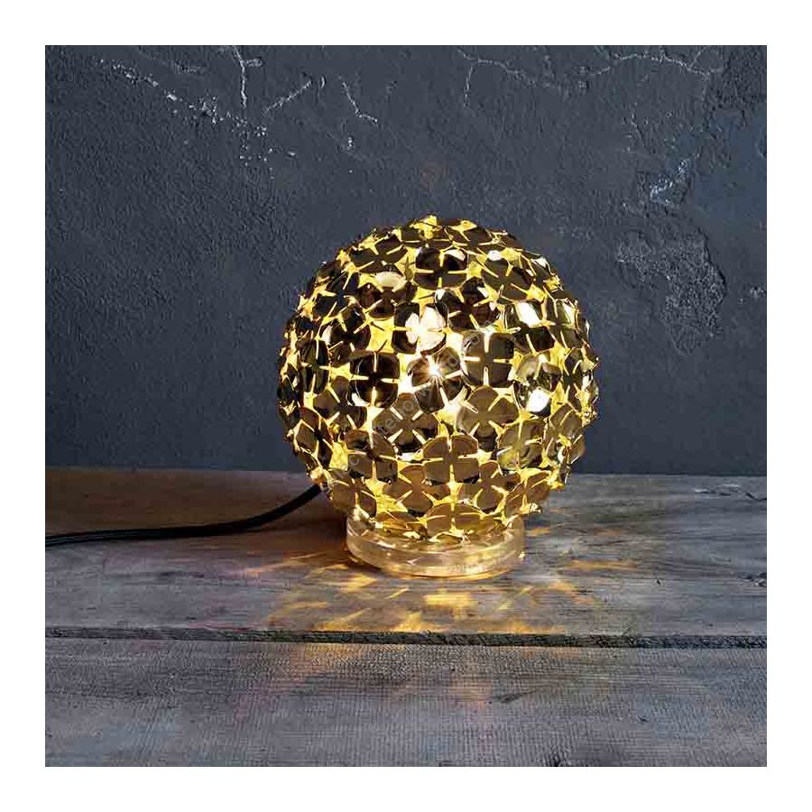 Floor lamp / Gold plated finish