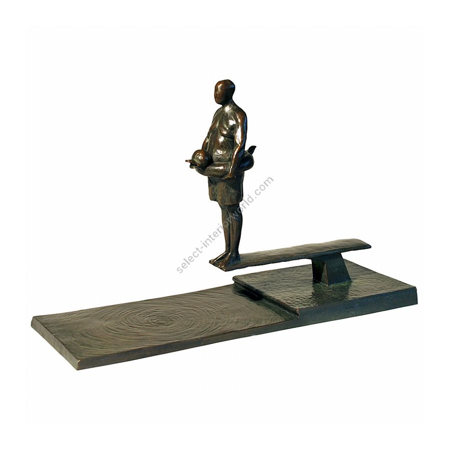 Green / Brown patina finish