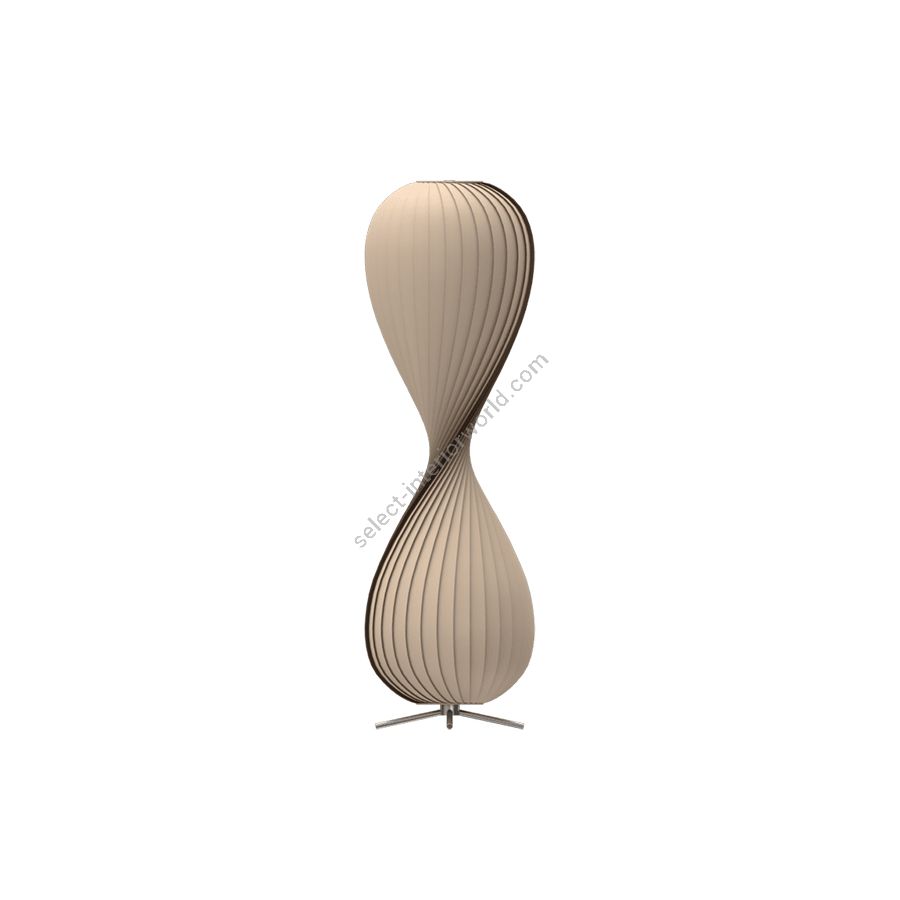 Floor lamp / Natural finish / Birch material / cm.: H 138 x W 43 / inch.: H 54.3" x W 16.9"
