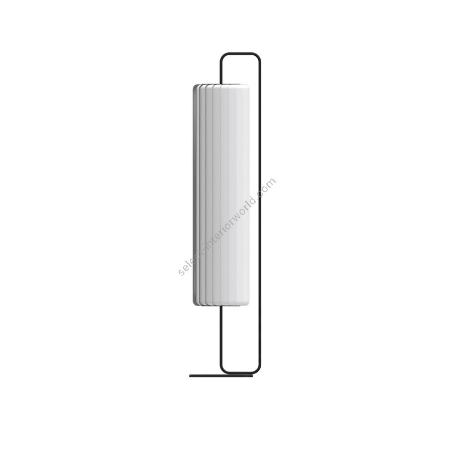 Floor lamp / White finish / cm.: 143 x 30 x 25 / inch.: 56.3" x 11.8" x 9.8"