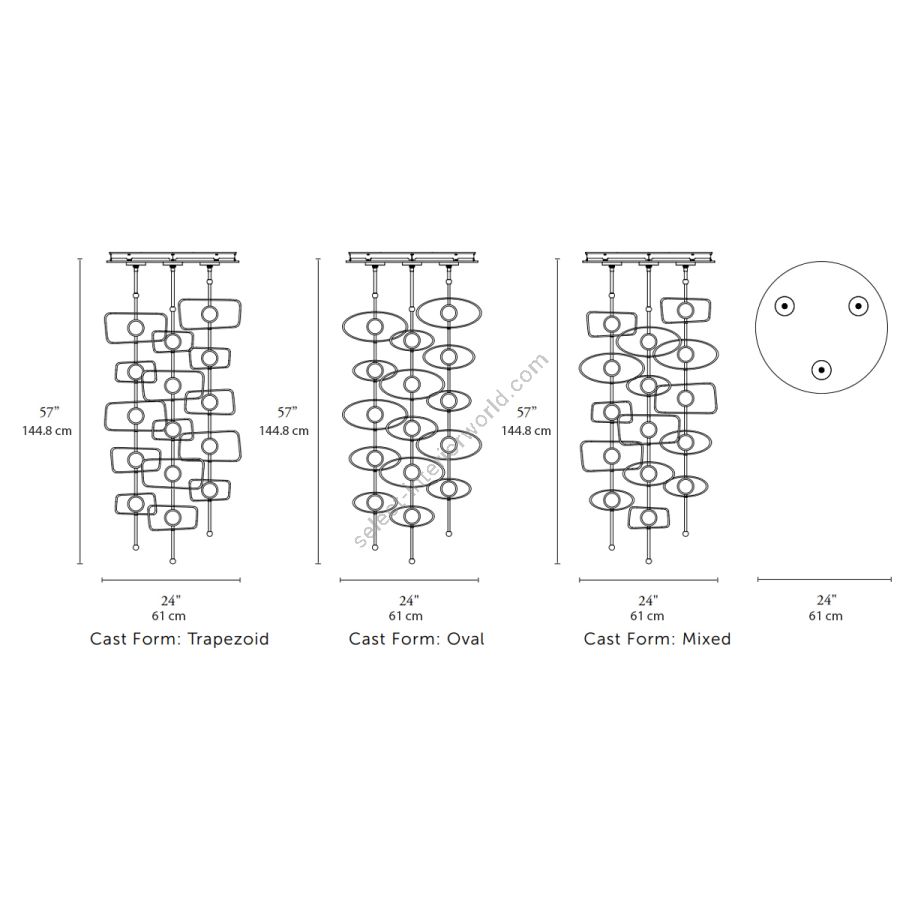 3 Stems/5 Cast Forms