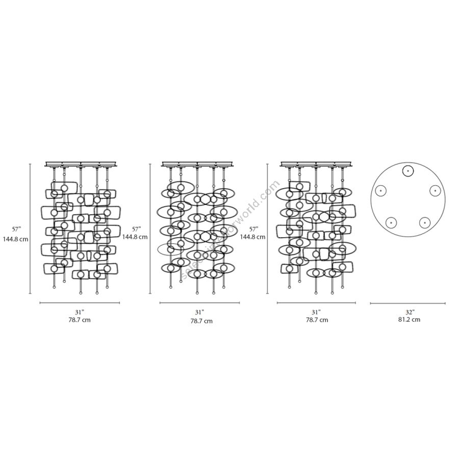 5 Stems/5 Cast Forms