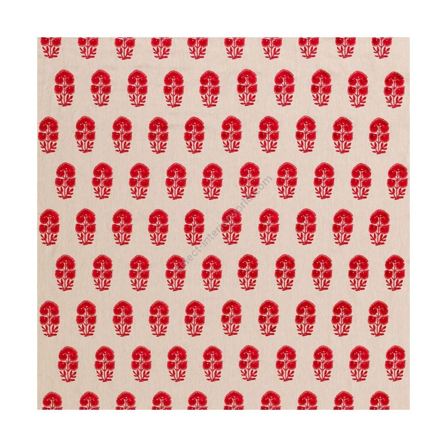 Balotra Embroidered Linen - Red (RE)
