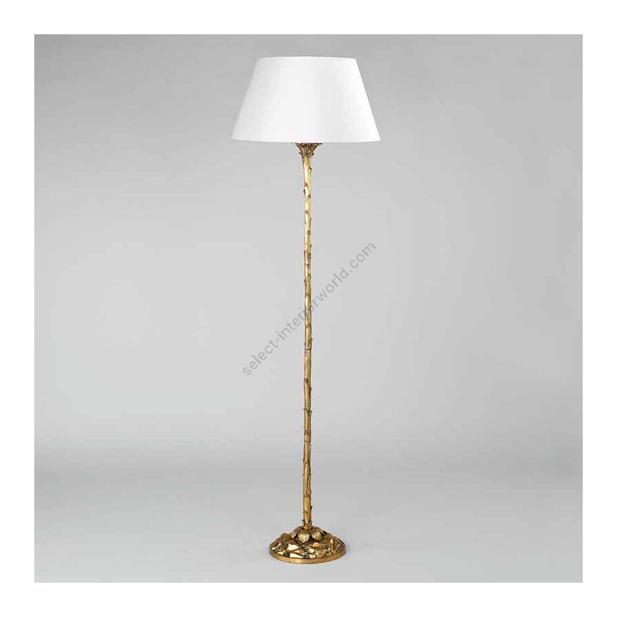 Finish: Brass ; Lampshade: colour - White , material - Card