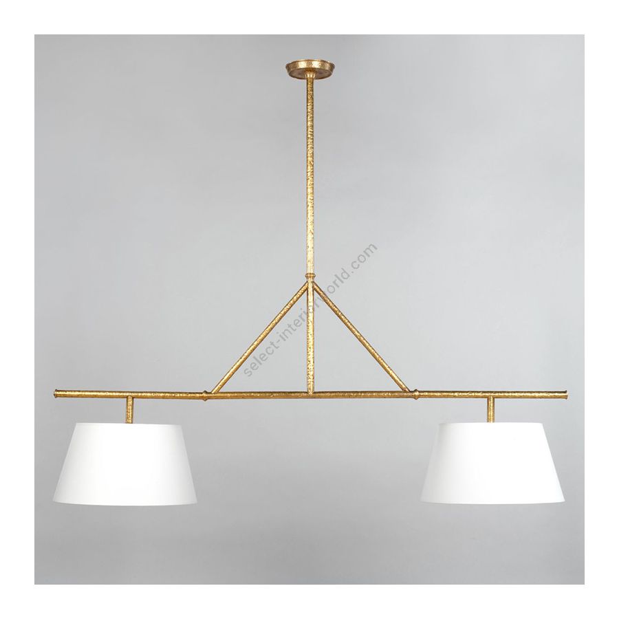 Kitchen Light / Brass finish / Lily colour, material linen