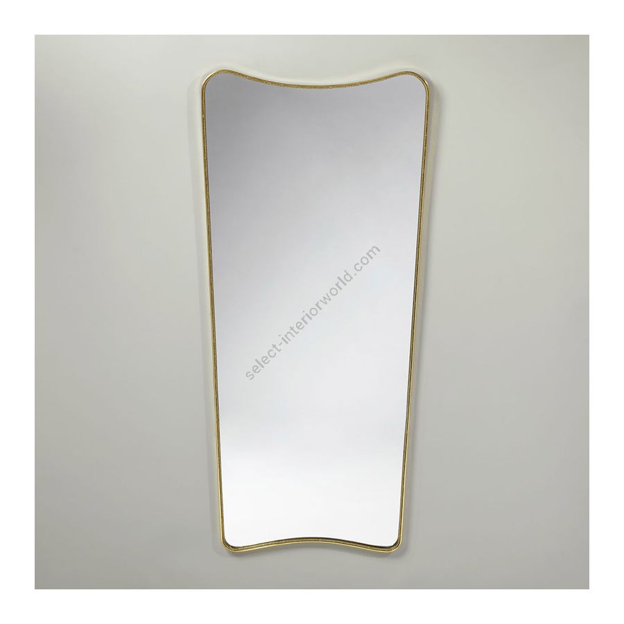 Wall mirror / Brass finish