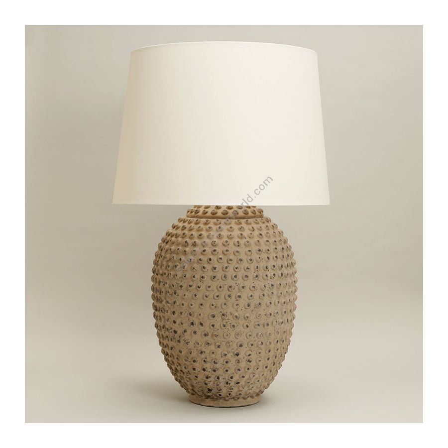Table lamp / Lily colour of lampshade, material linen