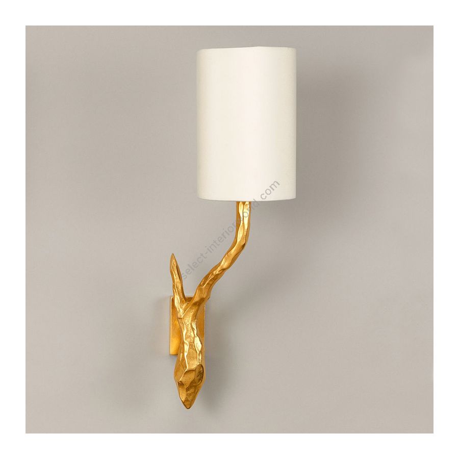 Gilt finish / White Card lampshades / Right position