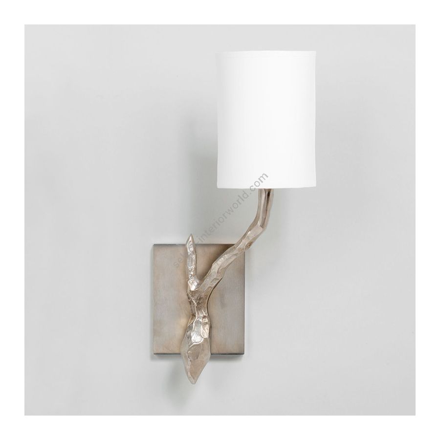 Nickel finish / White Card lampshades / Right position