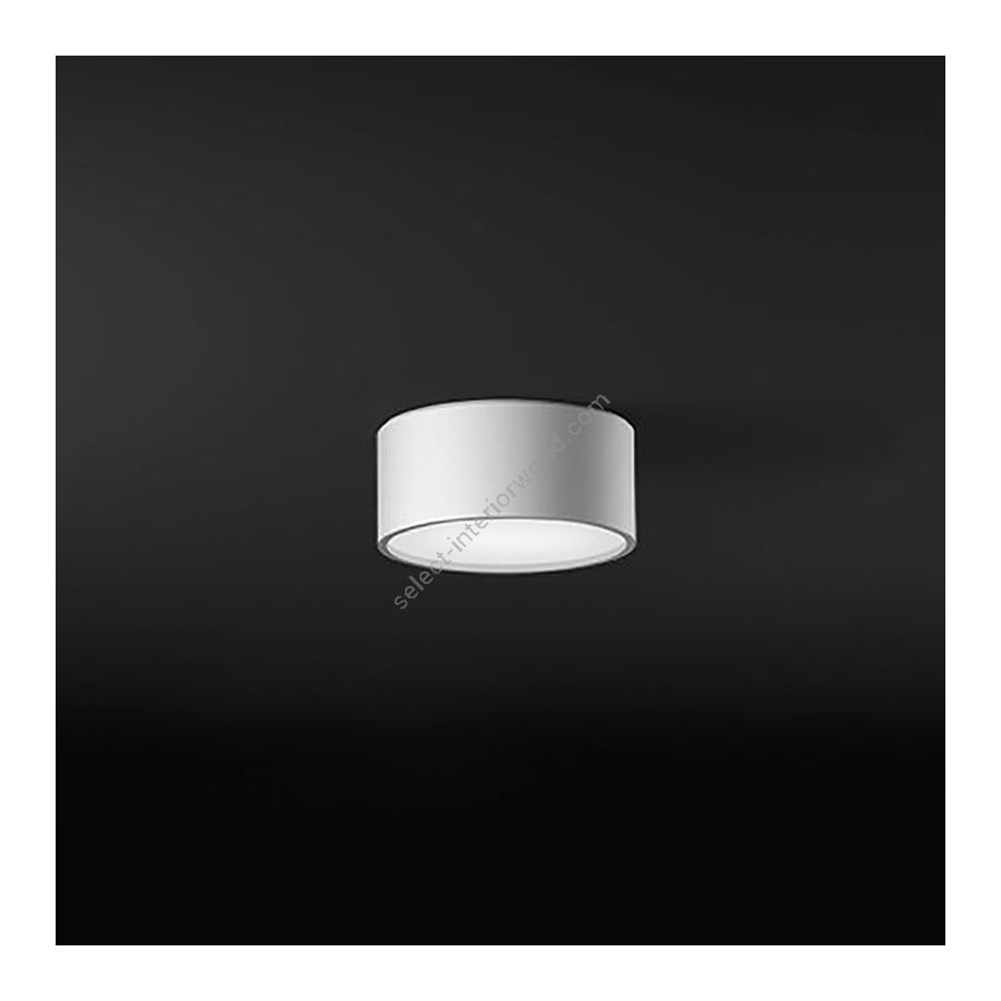 Surface-mounted ceiling lamp / White finish / IP protection 65
