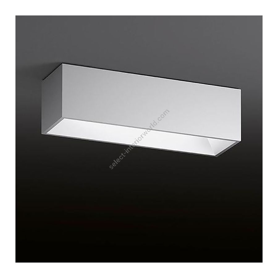Flush mount led lamp / White finish / cm.: 30 x 100 x 30
