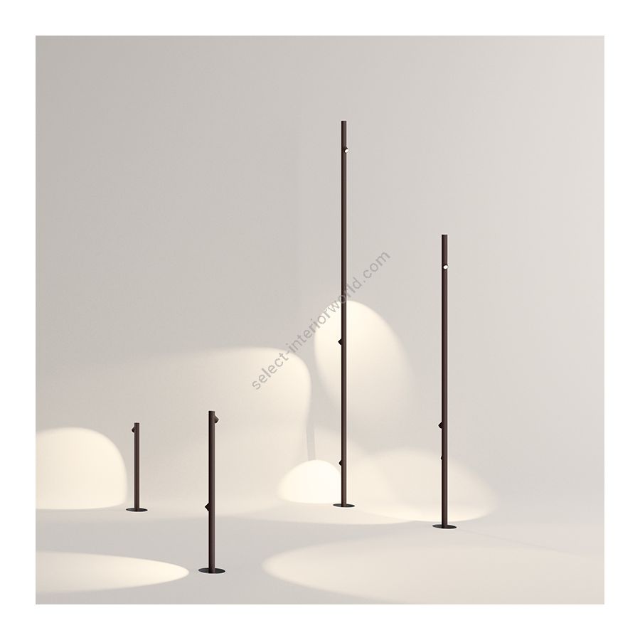 Outdoor floor led lamp / Oxide finish