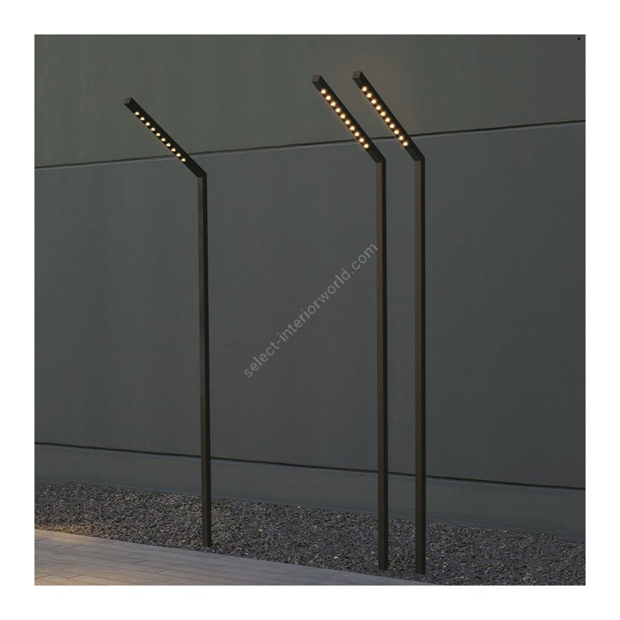 Outdoor led lamp / Brown finish