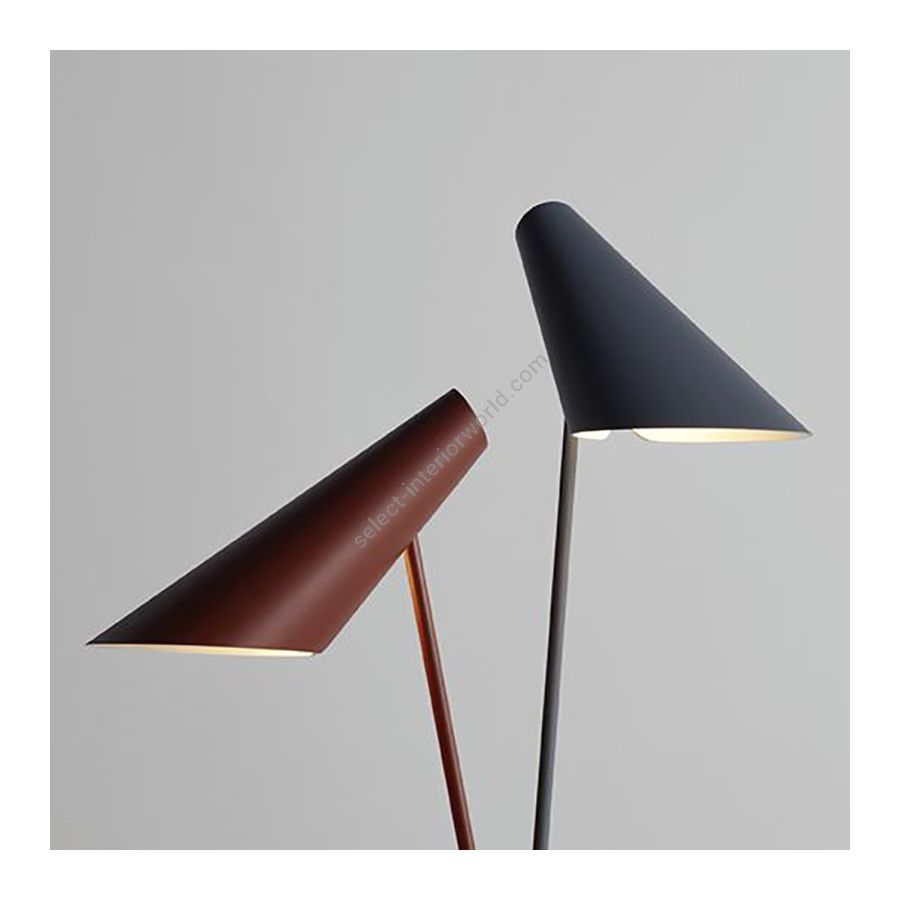 Table lamp / Terra Red and Grey finishes