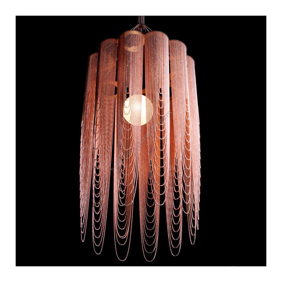 Copper color range, cm.: 125 x 40 x 40 / inch.: 49" x 16" x 16" size