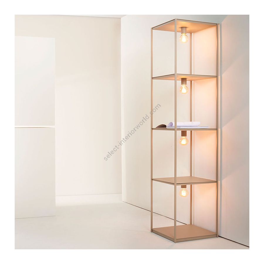 Bookcase-lamp / Sahara finish
