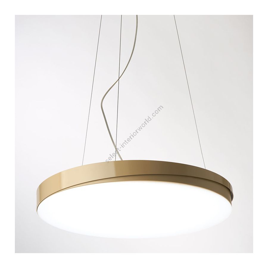 Suspension lamp / IP protection 20 / Material Iron
and Plexiglass / Grey beige  finish