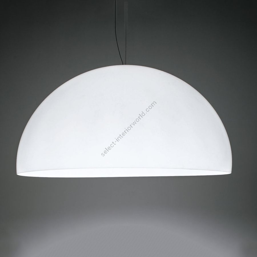 Suspension Lamp / Opal white color outside / Opal white color inside