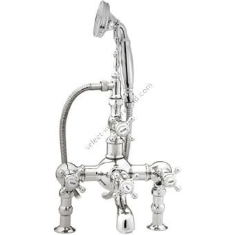 Bronces Mestre / Bath-Shower Fittings / Bath shower set for deck with porcelain 035011.000.50