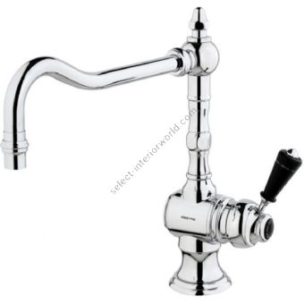 Bronces Mestre / Kitchen Fittings / Kitchen monolever with black porcelain 035031.MN0.50