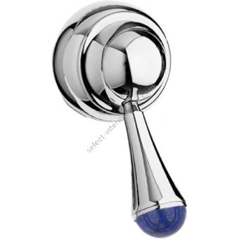 Bronces Mestre / Knobs for Shower Systems / Monolever handle kit with lapislazuli stone 036847.LP0.50