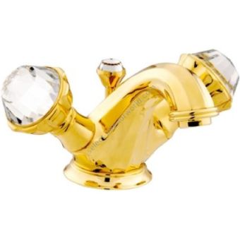 Bronces Mestre / Washbasin Fittings / One hole basin mixer with Swarovski crystal 038205.A00.00