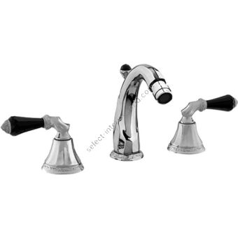 Bronces Mestre / Bidet Fittings / Three holes bidet set with Swarovski crystal 058621.F00.50