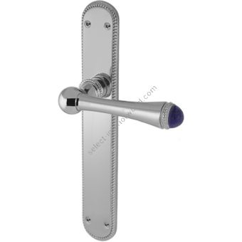 Bronces Mestre / Door Handles / Metropolis with lapislazuli stone 0A4085.LP0.50