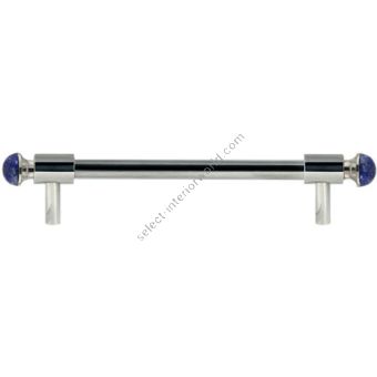 Bronces Mestre / Furniture Handles / Urbe Precious with lapislazuli stone 160mm between centers 0T5000.LP160.50
