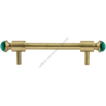 Bronces Mestre / Furniture Handles / Treasure with malachite stone 0T5000.ML128.30