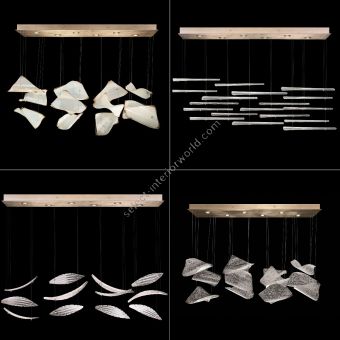 Fine Art Handcrafted Lighting / Pendant Lights / Elevate Rectangular 895140
