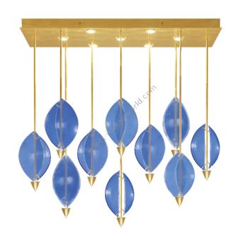 Fine Art Handcrafted Lighting / Pendants & Suspension Lights / EMBARK 59"W Rectangular