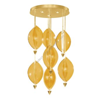 Fine Art Handcrafted Lighting / Pendants & Suspension Lights / EMBARK 40"W Round