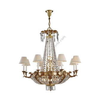 Mariner / Chandeliers / Casted Bronze & Scholer crystal 20020.0