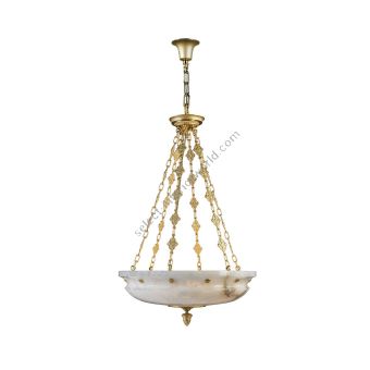 Mariner / Pendants & Suspension Lights / Casted Bronze & Alabaster 20167.0