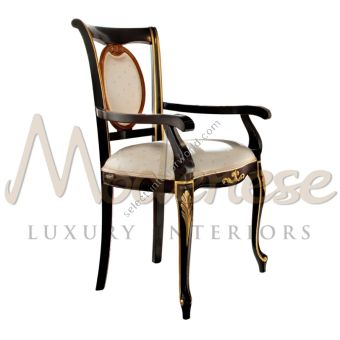 Modenese Luxury Interiors / Armrest Chairs / Luna Rococo 12510