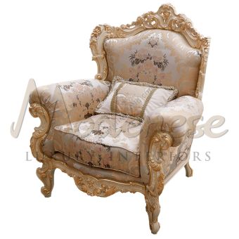 Modenese Luxury Interiors / Armchair / Baroque Upholstered 15417