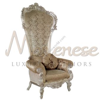 Modenese Luxury Interiors / Armchair / Elegant Throne 15537