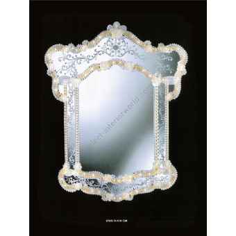 Italian Luxury Lighting / Wall Mirrors / Venetian Style in Murano Glass 270S